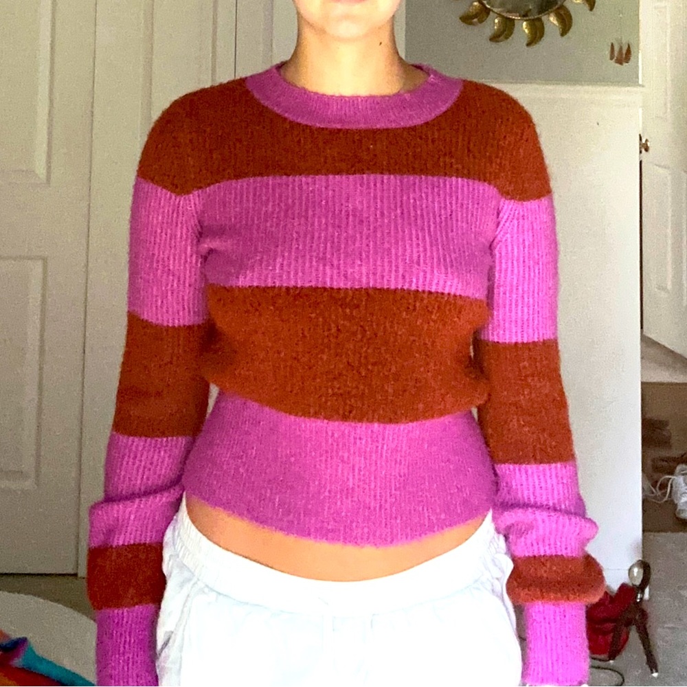 XS American Eagle striped sweater